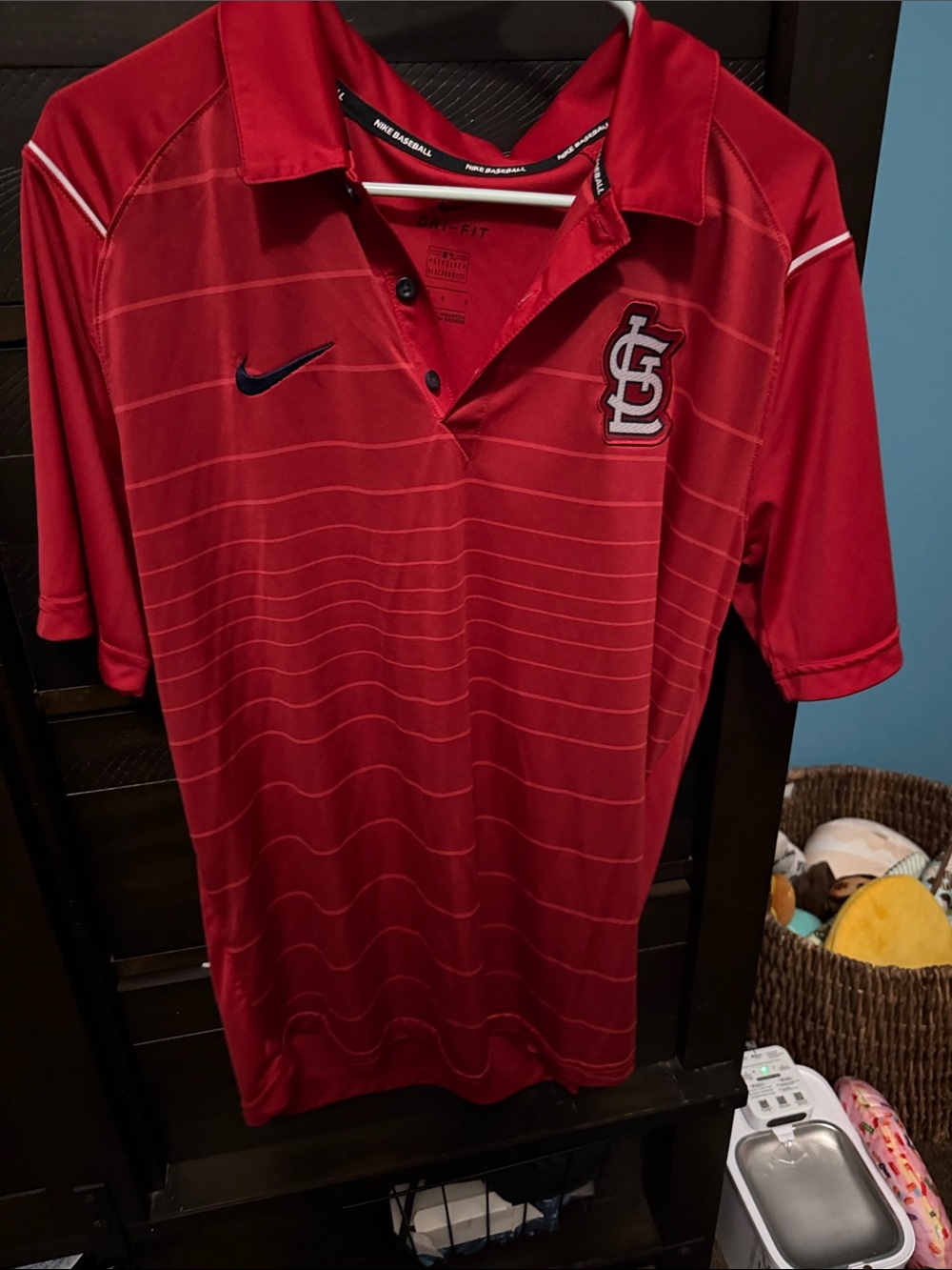 Nike Red St. Louis Cardinals Short-Sleeve Polo